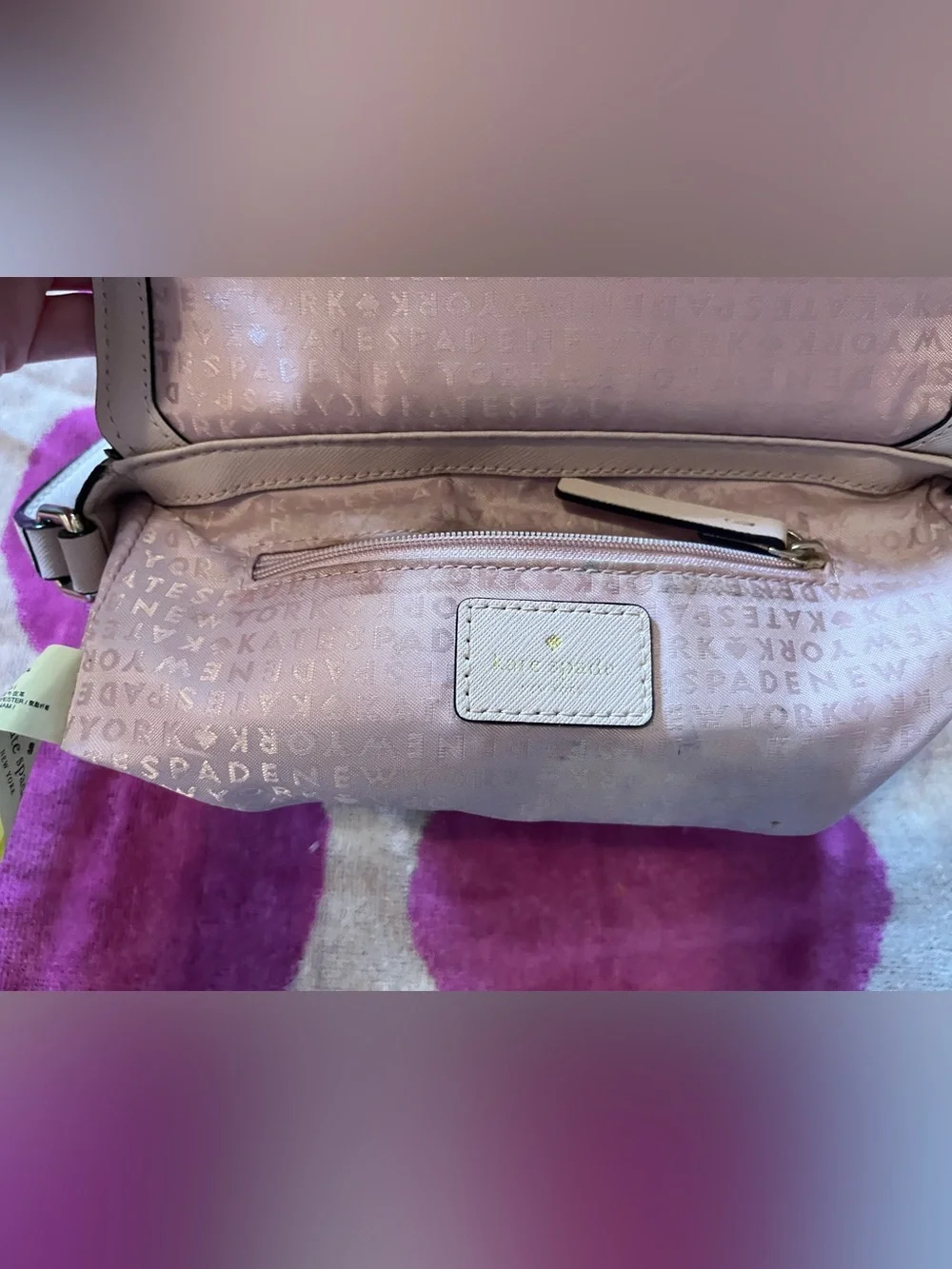 Kate Spade Laurel Way Carsen Crossbody Bag in Almondine